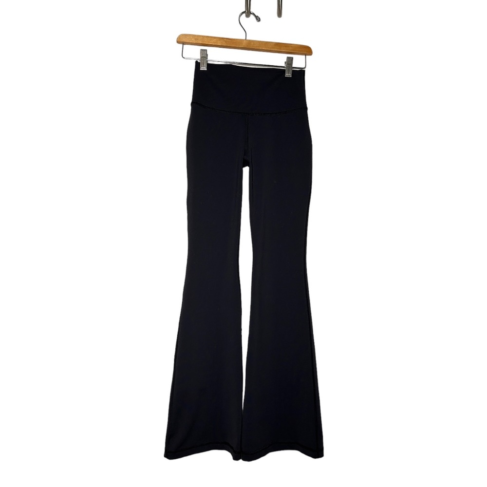 Aritzia TnAction Flare Yoga Pants Athletic Leggings High Rise Black Size Small
